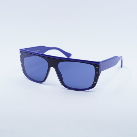 Jimmy Choo RYLAN/S 0PJP KU Sunglasses Blue Shield Frame, Blue Lenses main image 10